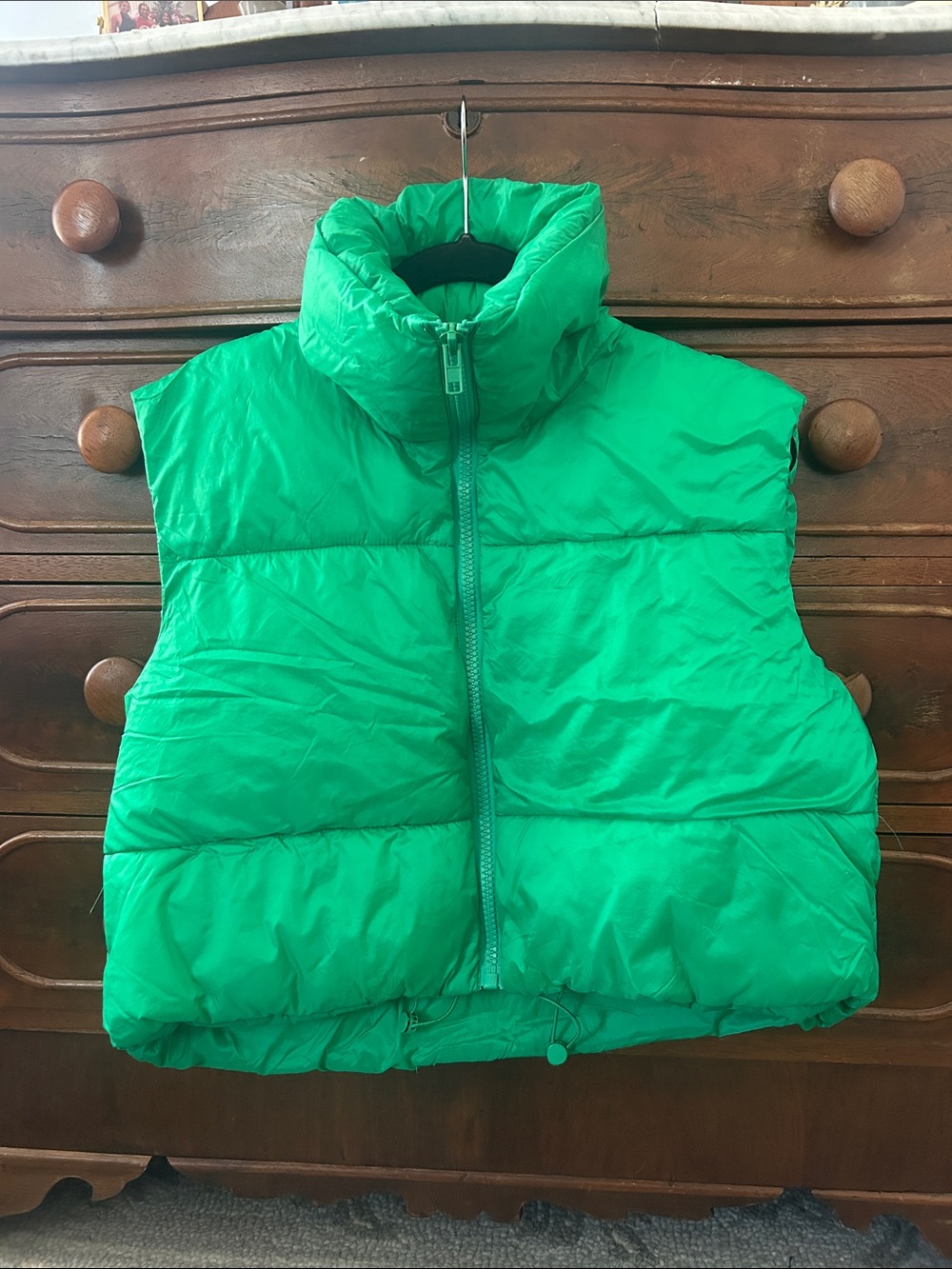 Puffer Vest Jacket - Green